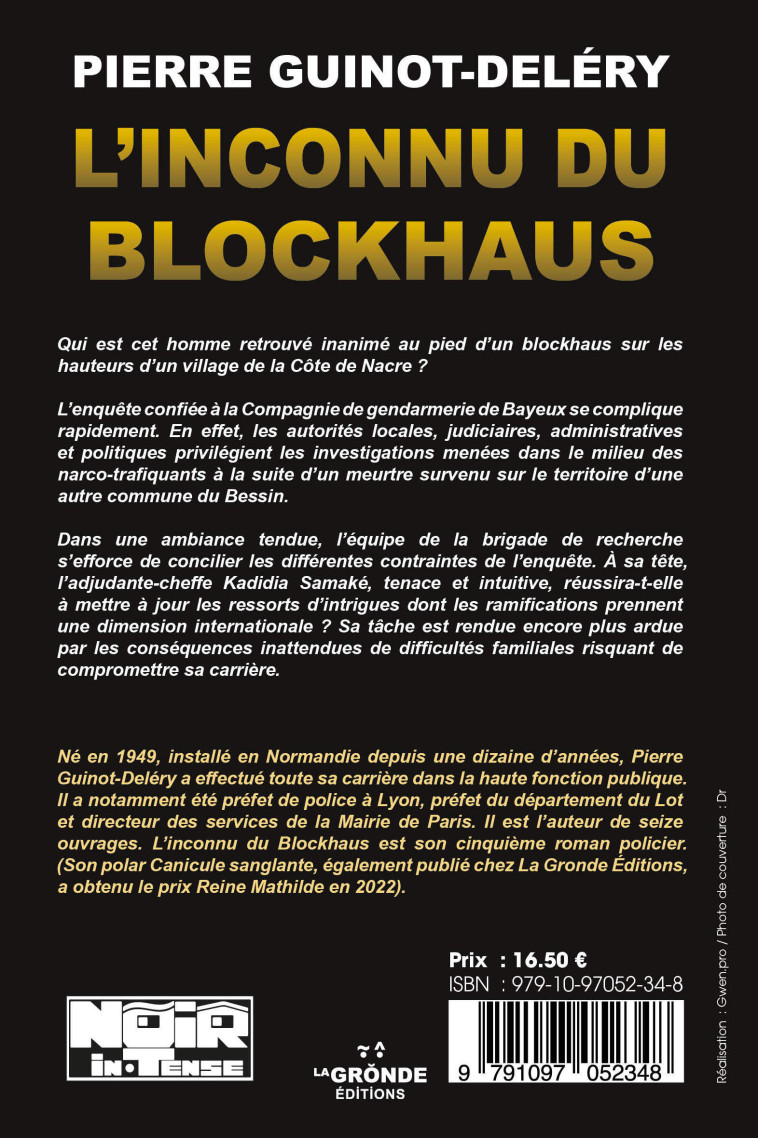 L'INCONNU DU BLOCKHAUS - Pierre Guinot-Deléry - GRONDE