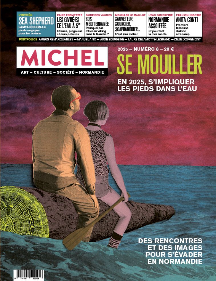 MICHEL "Art - Culture - Société -Normandie" – N°8 – « SE MOUILLER » -  Collectif - LAPIN ROUGE